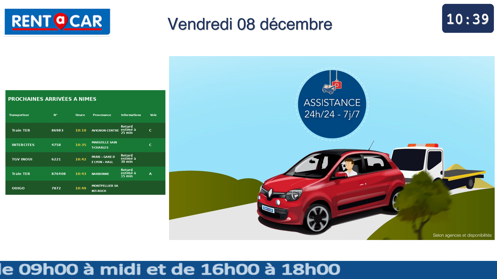 Horaires SNCF